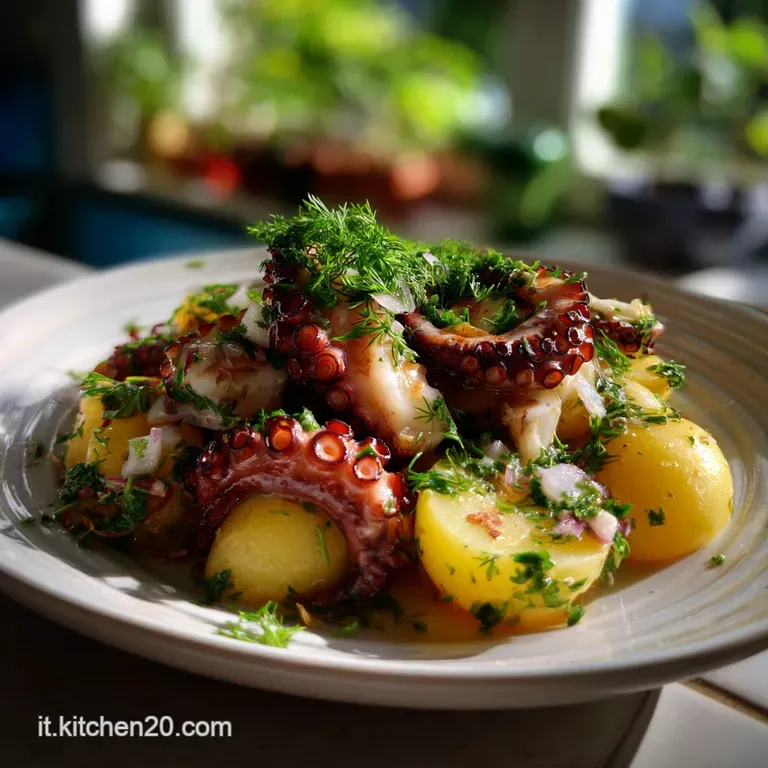 Polpo E Patate: Teneri Tentacoli e Patate Cremose