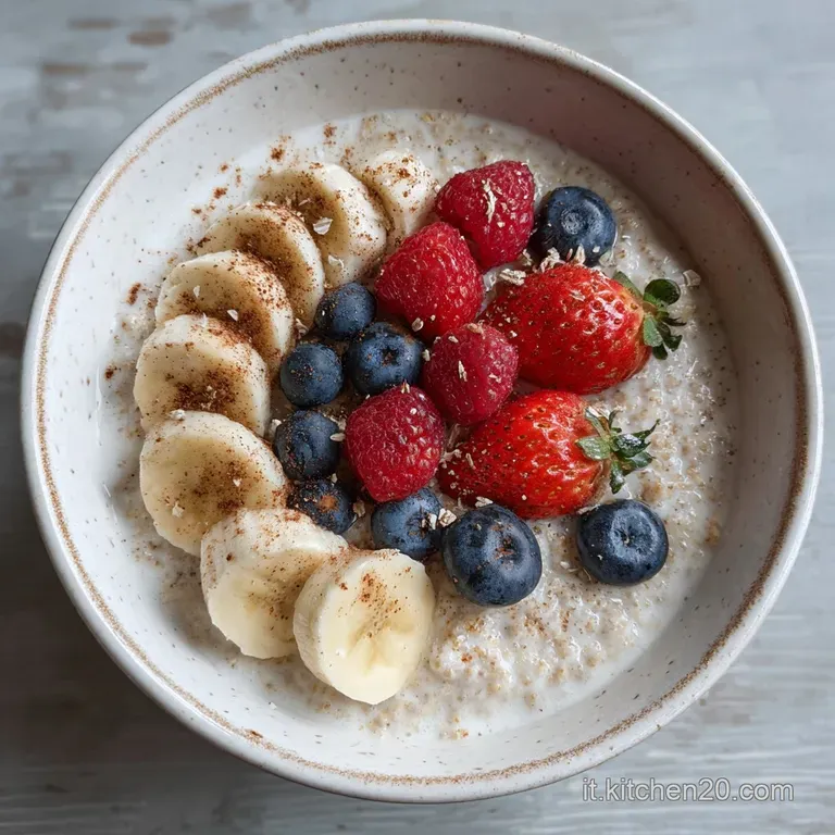 Porridge di Avena Veloce e Salutare