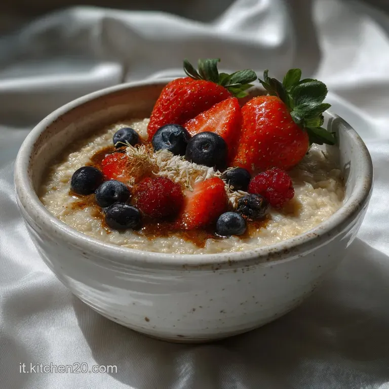 Il Tuo Porridge Proteico Alla Vaniglia Poche Calorie Perfetto presentation