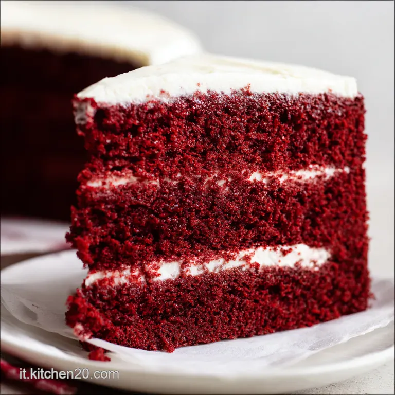 Red Velvet Cake: Velluto Rosso Americano con un Tocco Italiano