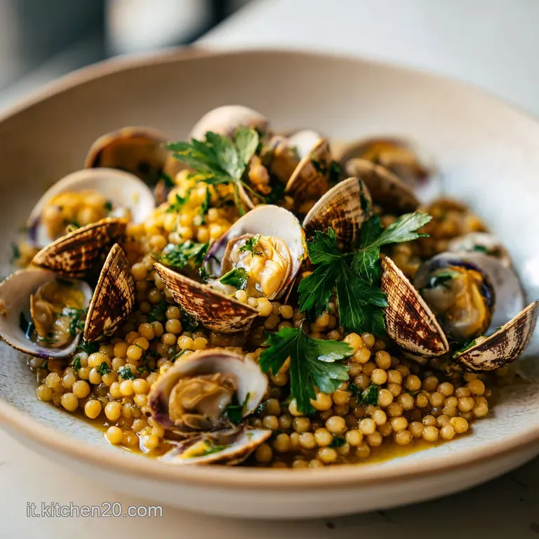 Fregola Sarda con Vongole: Consistenza Vellutata