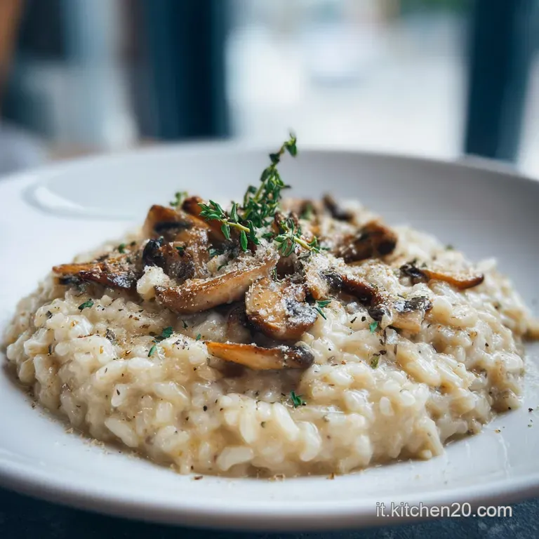 Ricetta di Riso ai Funghi Cremoso