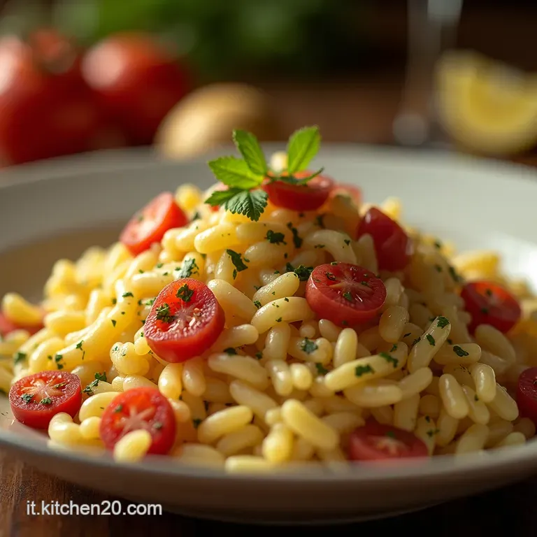 Insalata Di Riso Passeggiata Nel Bosco Riso Freddo Con Speck Croccante Piselli Freschi E Un Velo Di Limone presentation