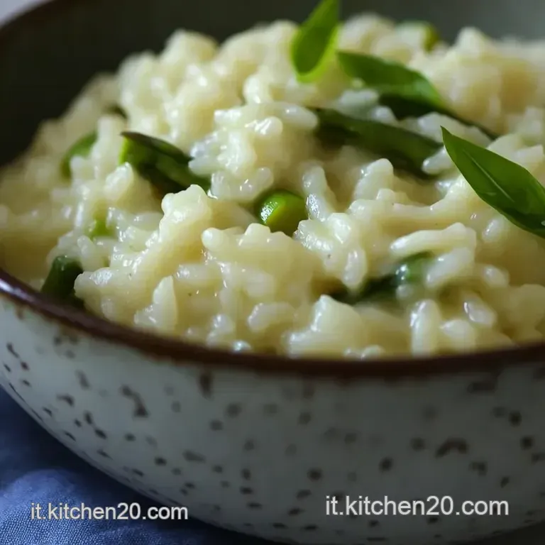 Risotto Agli Asparagi Cremoso presentation