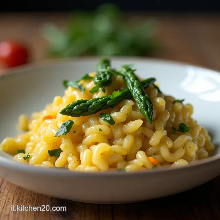 Risotto Primavera LAsparago Cremoso che Ti Porta in Campagna