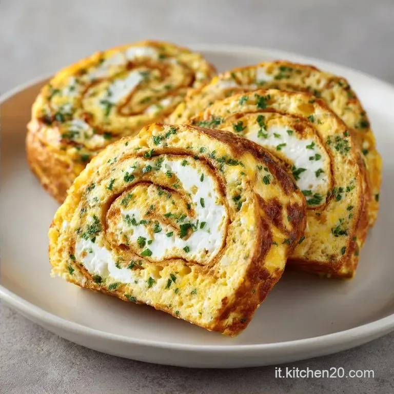 Rotolini di Frittata e Ricotta: Finger Food Freddi