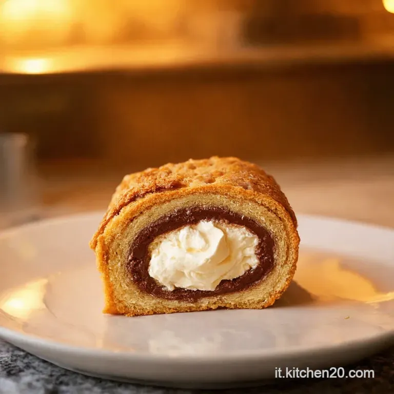 Rotolo Della Nonna Rivisitato Nutella E Mascarpone presentation