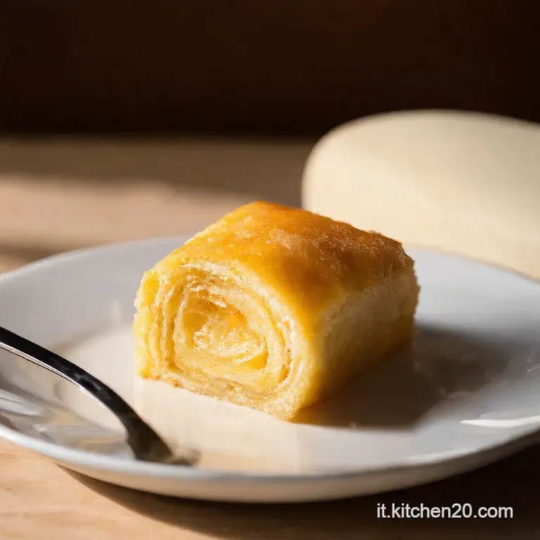 Rotolo di Frolla alle Mele e Crema