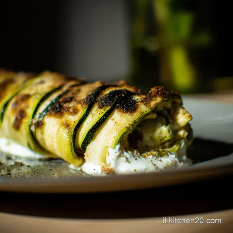 Rotolo Di Zucchine E Salmone Affumicato presentation