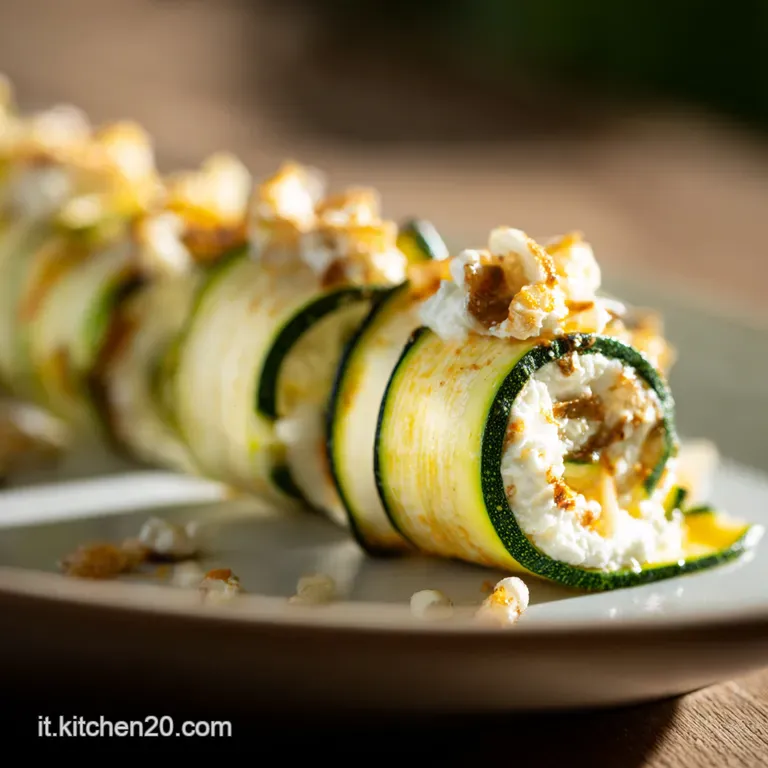 Rotolo di Zucchine e Salmone Affumicato