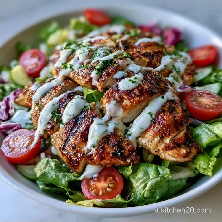 Salsa Yogurt Greco per Insalata di Pollo