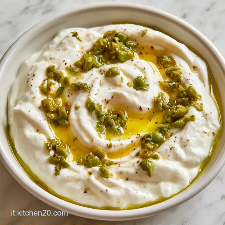 Salsa di Yogurt Greco Olive Verdi in 5 Minuti