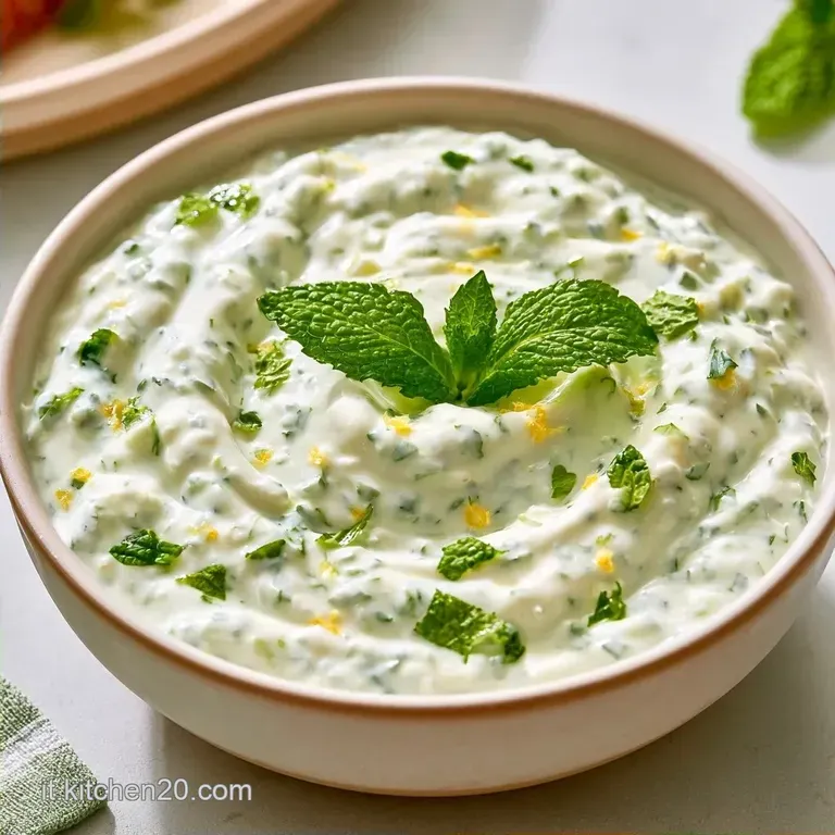 Salsa Yogurt Zenzero Menta e Limone