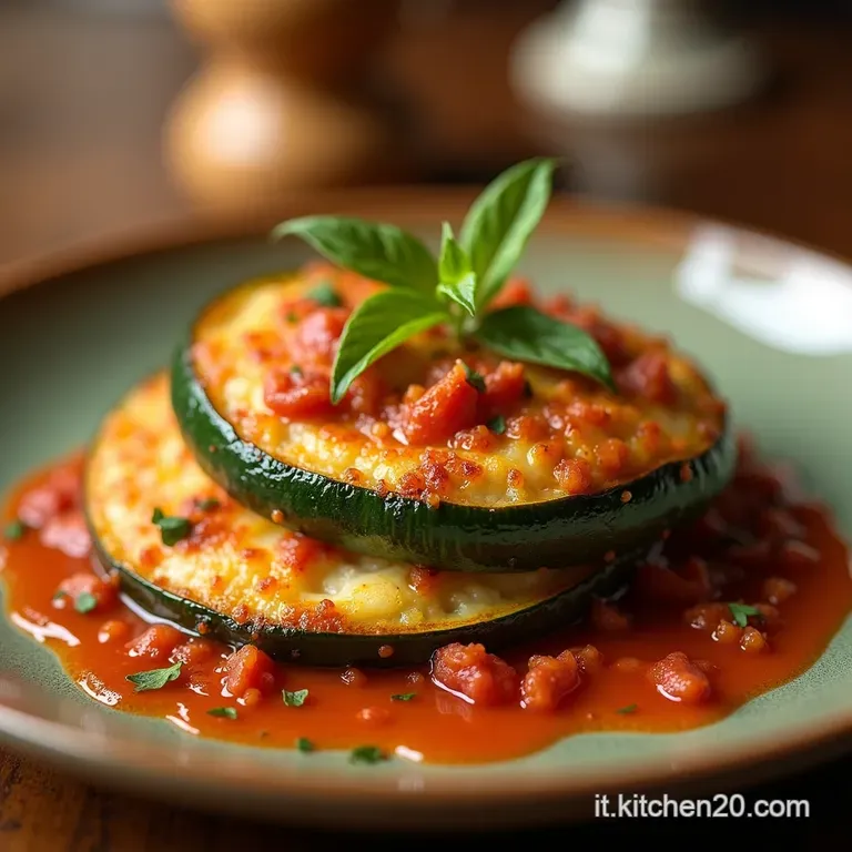 Schiacciata Di Zucchine Sole Destate presentation