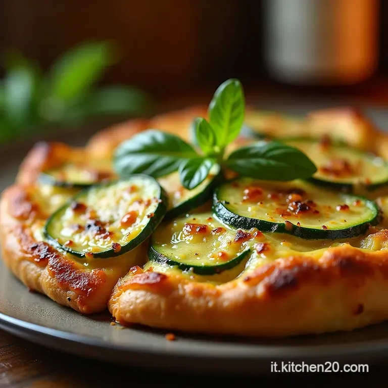 La Regina Verde Schiacciata Soffice Di Zucchine E Provola Affumicata presentation