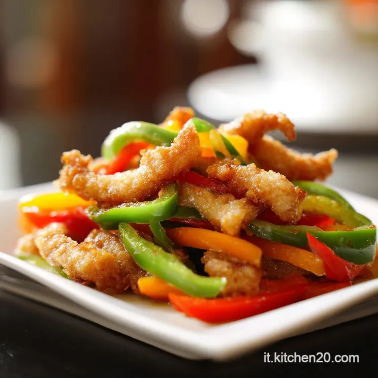 Straccetti di Pollo ai Peperoni: Cremosi e Vellutati