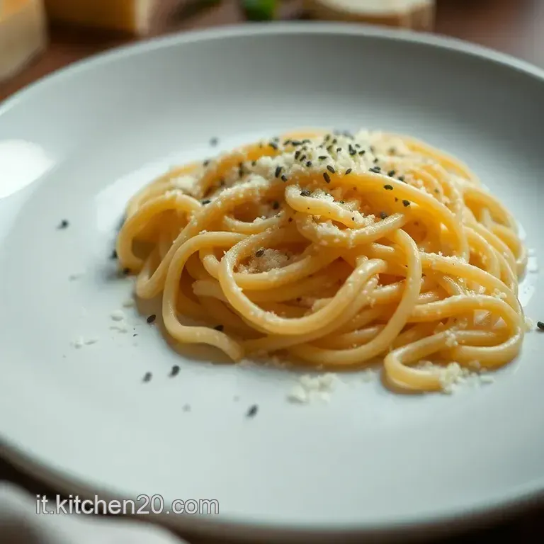 Strozzapreti Cacio E Pepe presentation