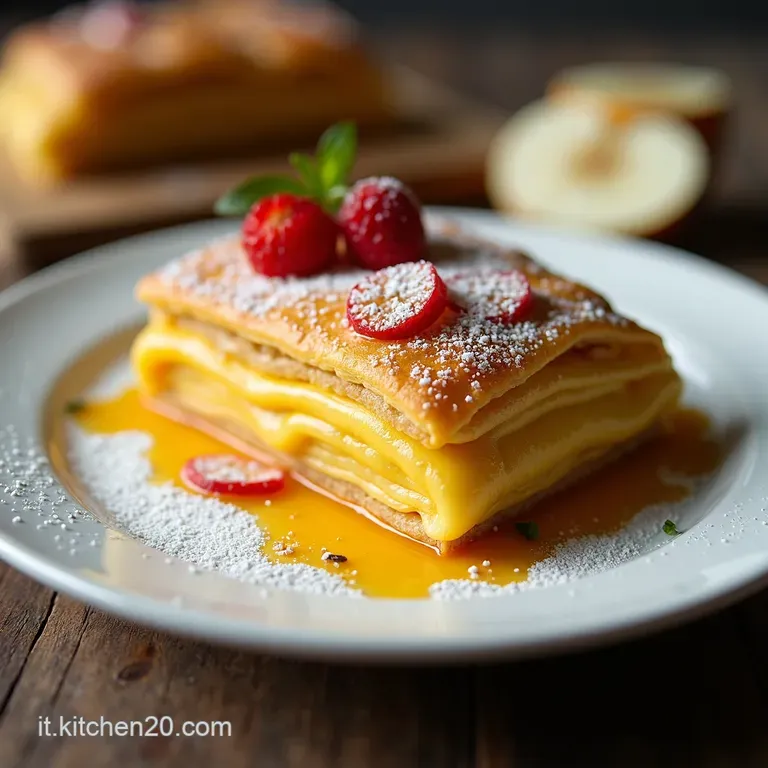 Strudel di Mele e Cannella La Sfida della Sfoglia Tirata a Mano o la Comodit&agrave; della Pasta Bris&eacute;