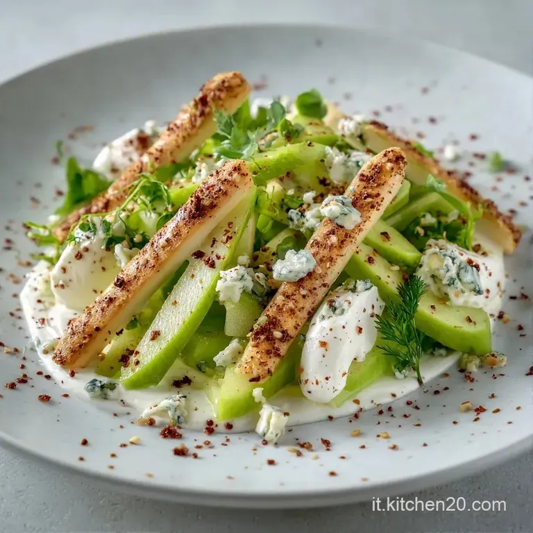 Composizione raffinata di antipasti freschi disposti su un piatto ceramica bianco con tocchi di erbe aromatiche verdi.