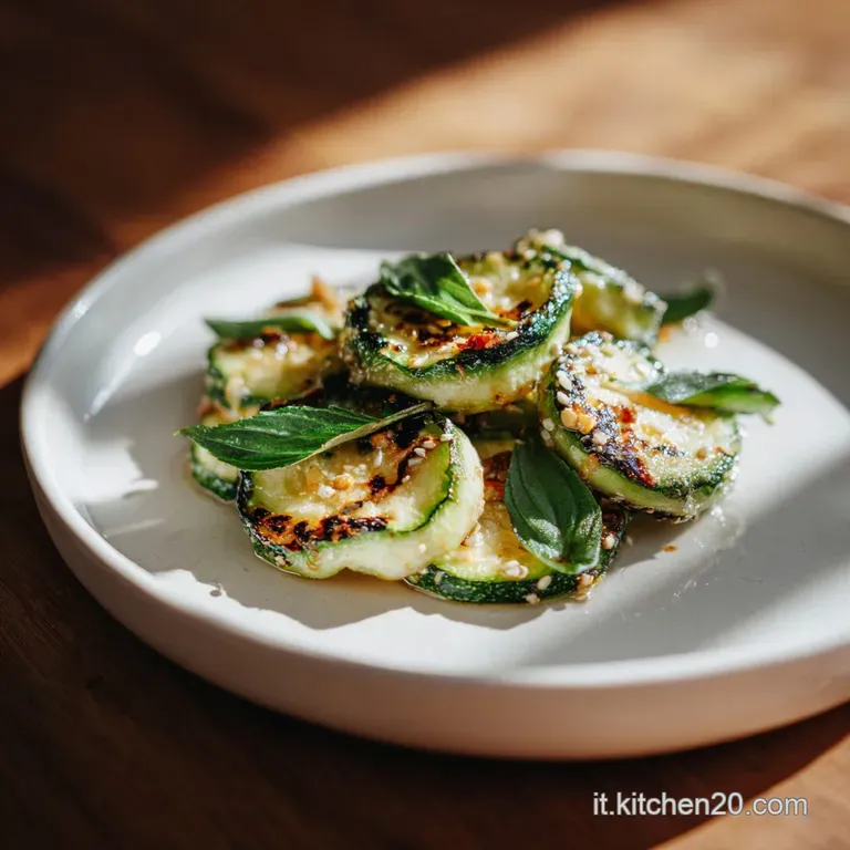 Plated zucchini tacos, bursting with vibrant fillings. Topped with fresh cilantro and a drizzle of sauce, inviting and del...