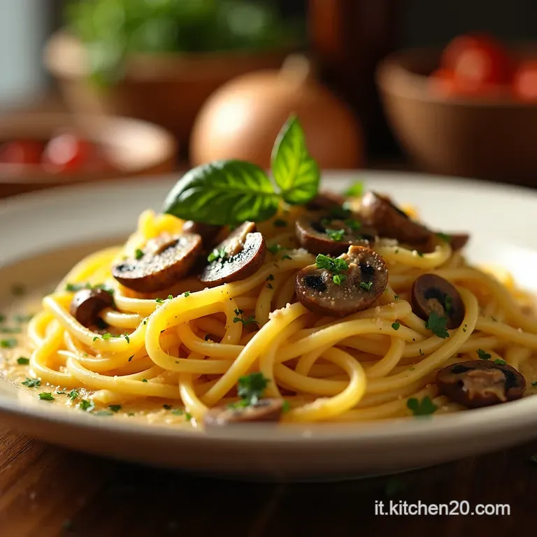 Tagliatelle Ai Funghi Un Classico Rivisitato presentation