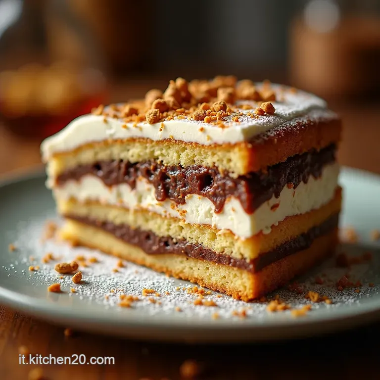 Torta Al Bicchierino Cocco E Nutella presentation