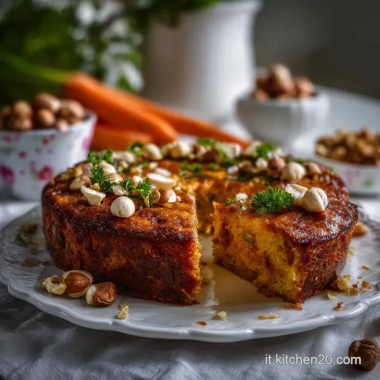 Torta Soffice Di Carote Nocciole E Ricotta: Il Segreto presentation