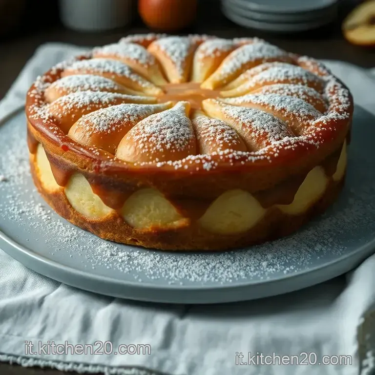 Torta Di Mele Della Nonna presentation
