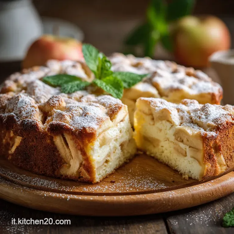 Torta Di Mele Soffice Con Ricotta Il Segreto Per Averla Umida E Come Una Nuvola presentation