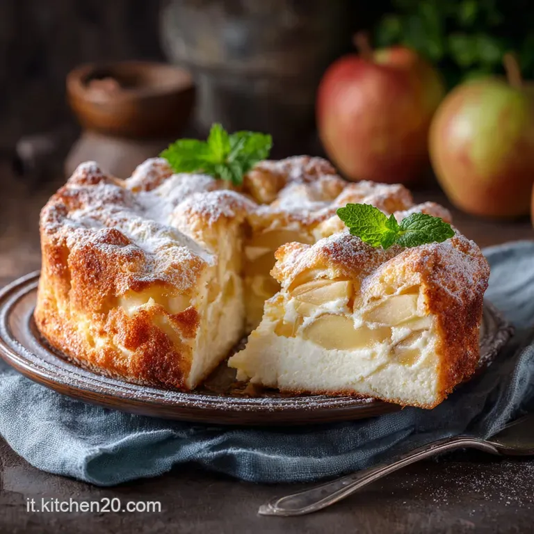 Torta di mele soffice con ricotta il segreto per averla umida e come una nuvola