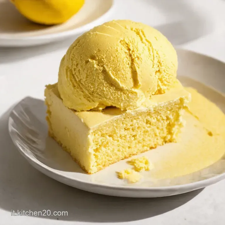 Torta Gelato al Limone Fatta in Casa