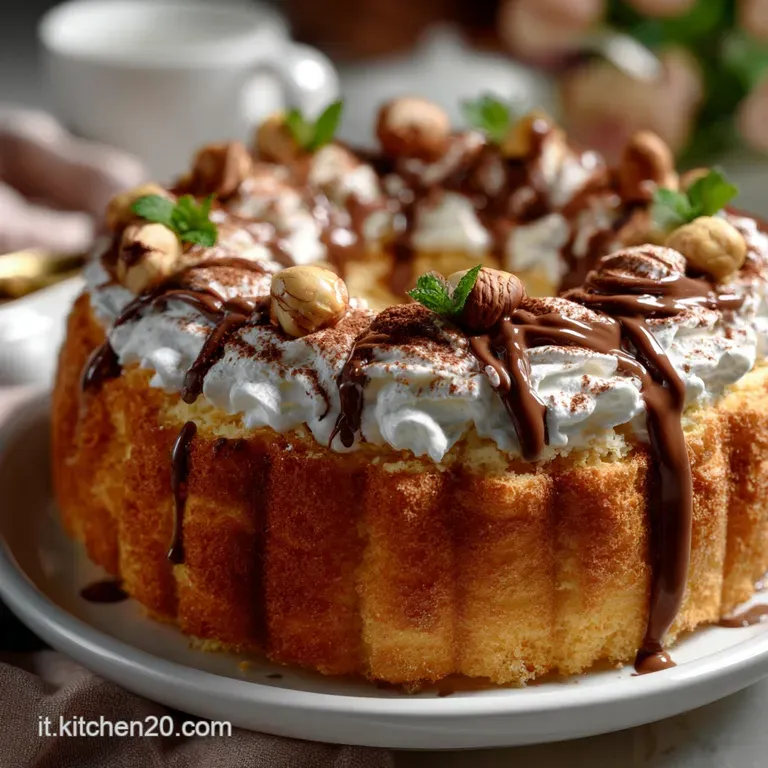 Torta Moretto Con Panna E Nutella: La Ricetta Soffice presentation