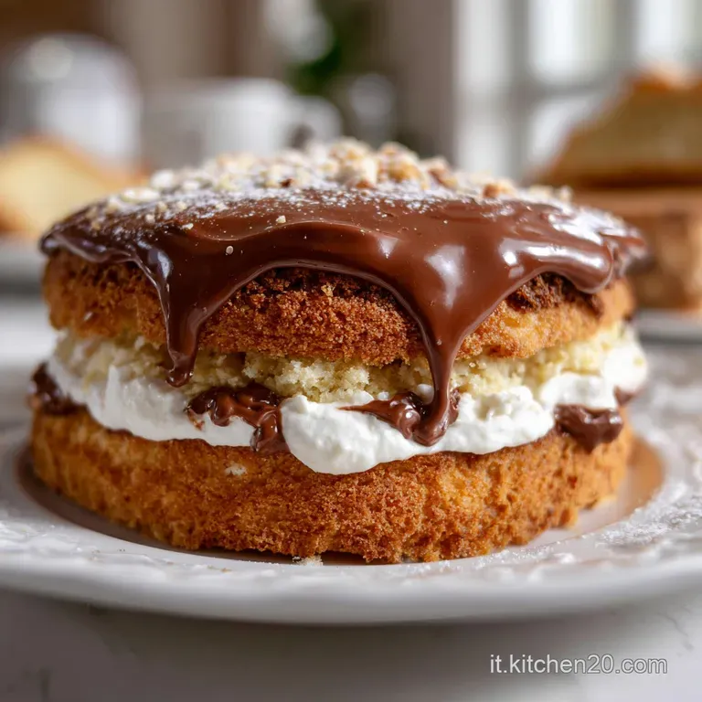 Torta Moretto Con Panna E Nutella: La Ricetta Soffice