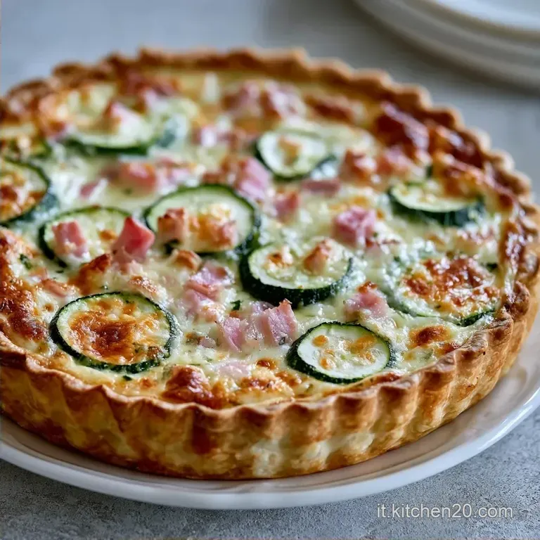 Torta Salata Zucchine Svuotafrigo Croccante