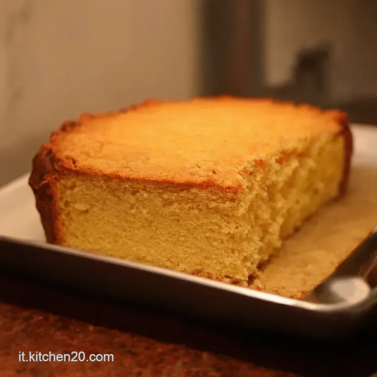 Torta Soffice Della Nonna the Simple Sponge Cake presentation