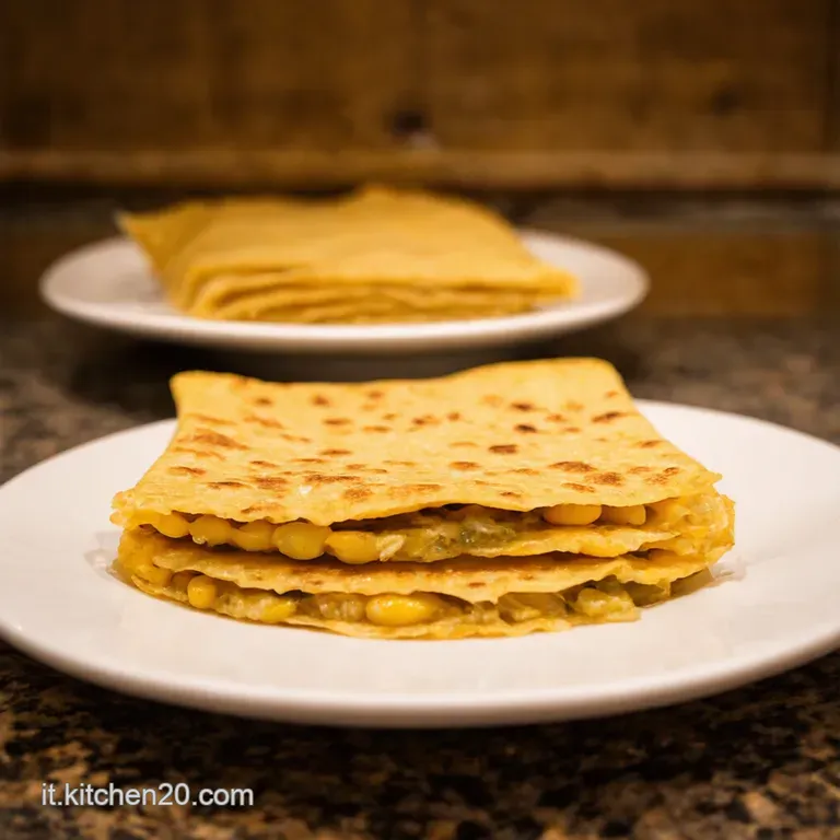 Tortillas Di Mais Fatte in Casa presentation