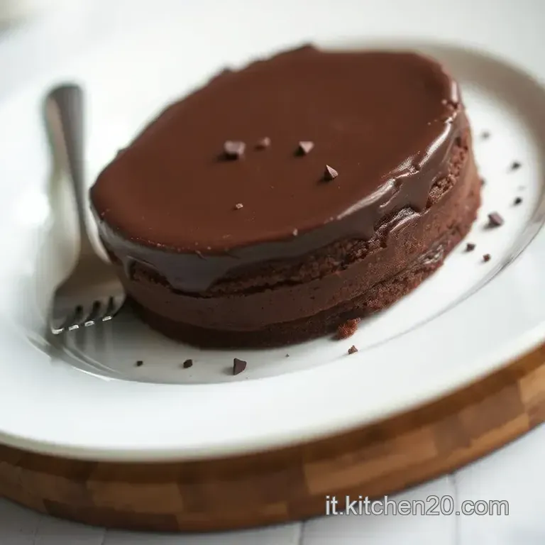 Tortino Al Cioccolato Dal Cuore Morbido presentation