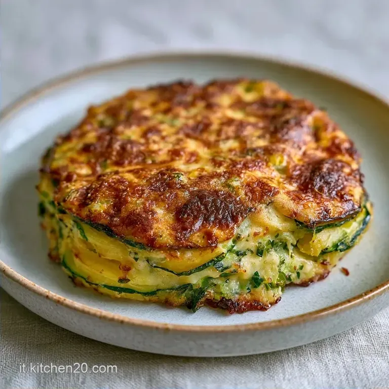Tortino Patate Zucchine Filante