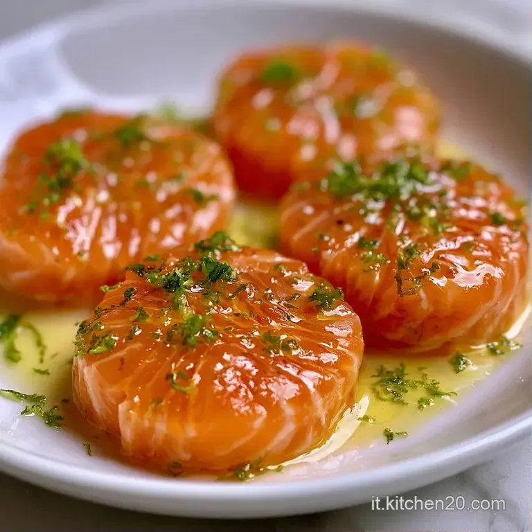 Composizione curata di frutti di mare assortiti su ceramica bianca, con spicchi di limone giallo e un filo d'olio brillante.