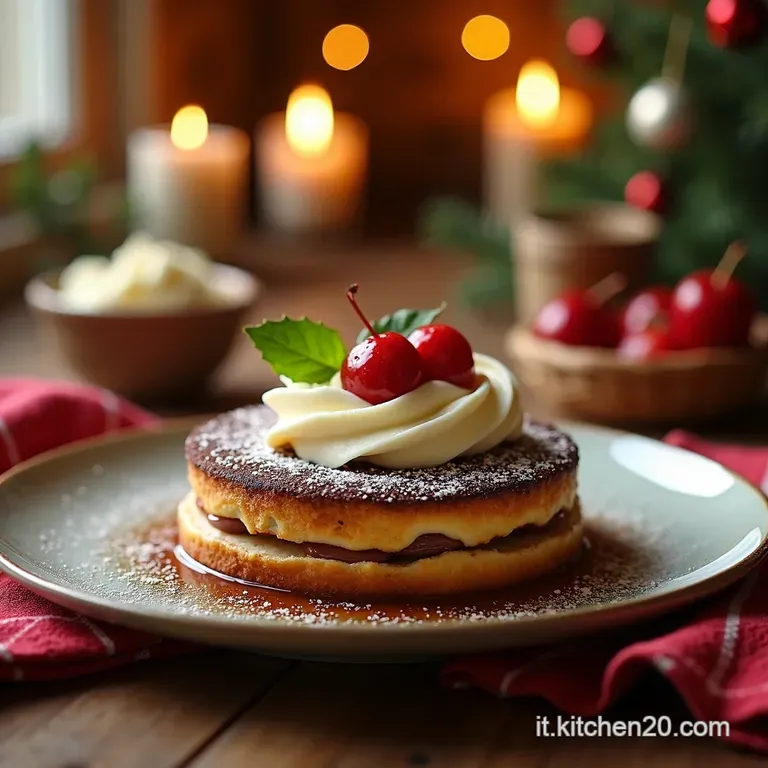 Tronchetto Di Natale Alla Nutella E Mascarpone presentation