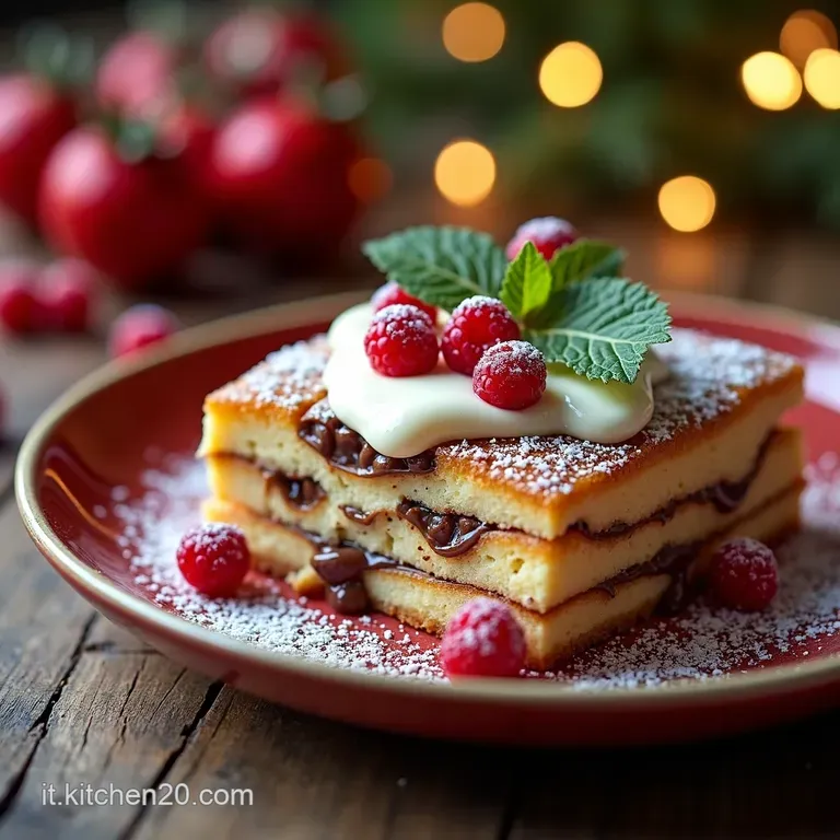 Tronchetto di Natale alla Nutella e Mascarpone