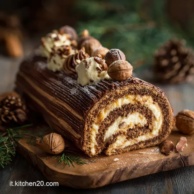 Torta Tronco albero di Natale: la B&ucirc;che de No&euml;l perfetta (e meno complessa di quanto pensi!)