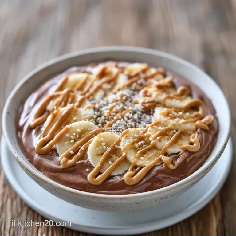 Yogurt Bowl Proteica al Cioccolato in 5 Minuti