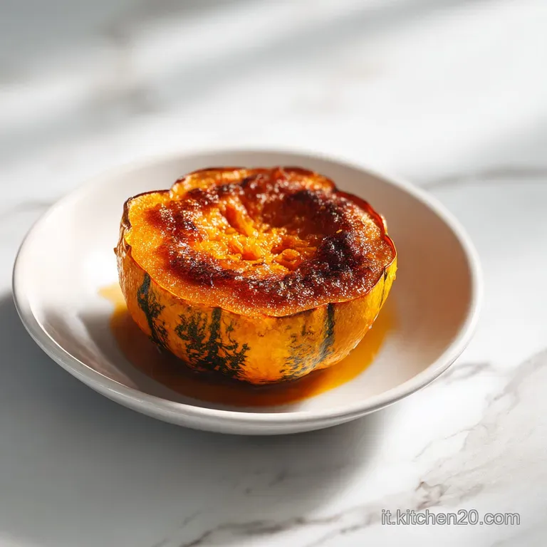 A rustic wooden board showcasing tender, golden-brown pumpkin slices with a sprinkle of parsley.