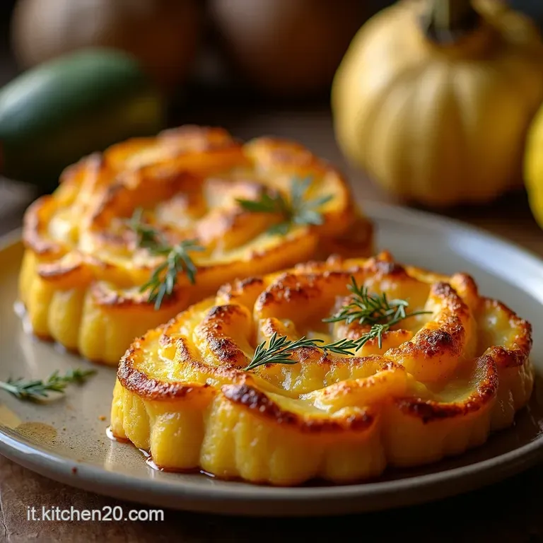 Zucca Al Forno Perfetta Caramellizzazione Croccantezza E Aromi presentation