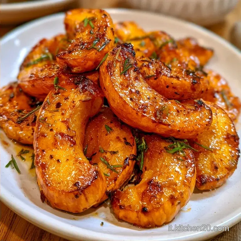 Zucca Delica al forno con Rosmarino