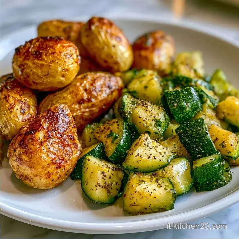 Zucchine e Patate in Padella Croccanti