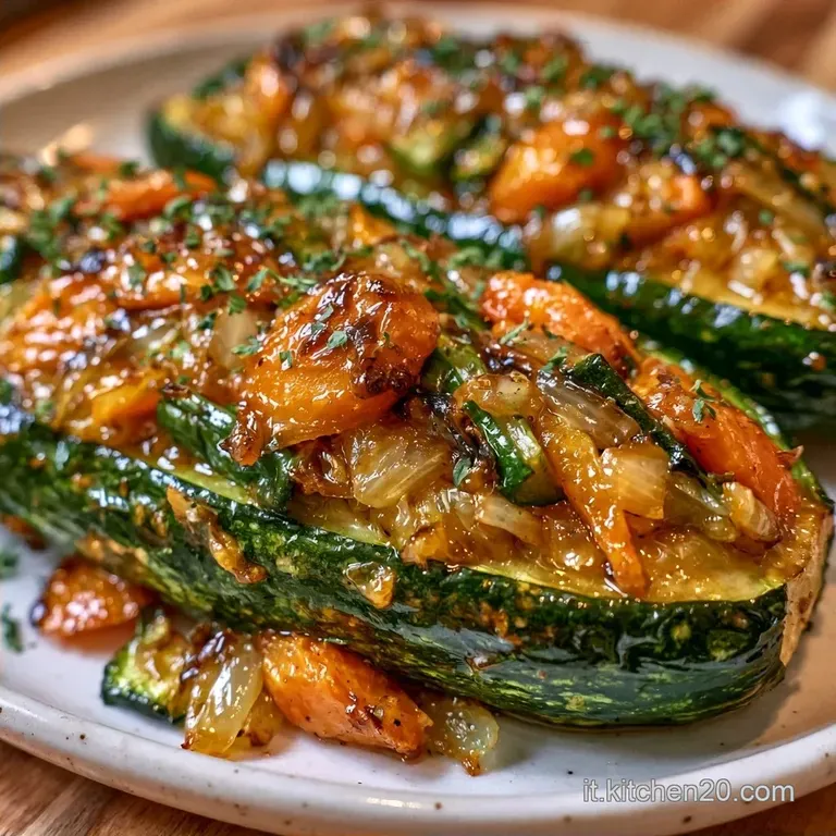 Zucchine Ripiene Vegetariane: Cuore Morbido
