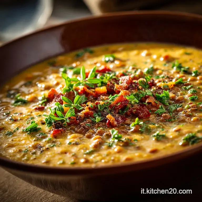 Zuppa di Lenticchie Rustica LAbbraccio Caldo della Tradizione Italiana