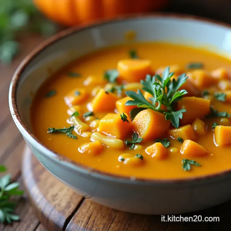 Zuppa Di Zucca E Ceci Alla Nonna Con Un Tocco Aryblue presentation
